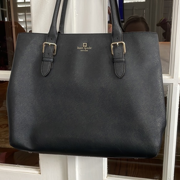 Kate Spade Ariel Black Saffiano Leather Tote - Picture 6 of 14